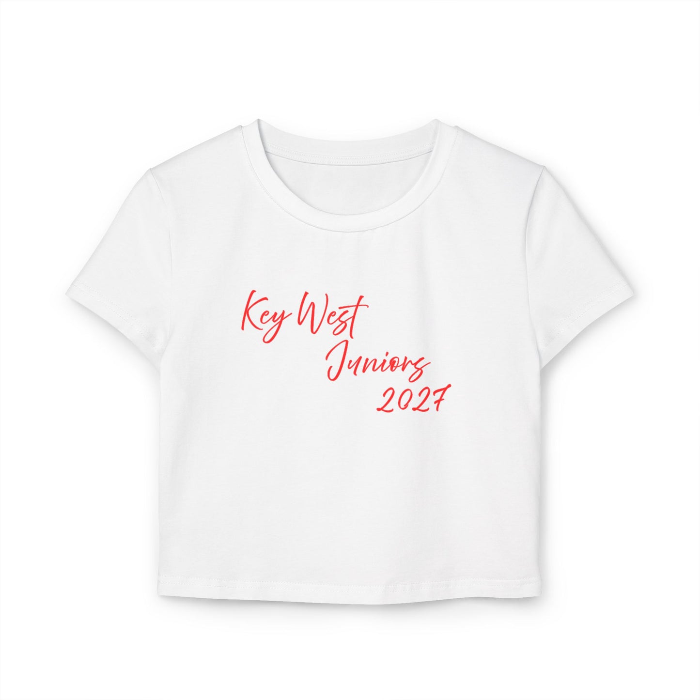 Key West Juniors 2027 Women's Baby Tee, Casual Summer Top