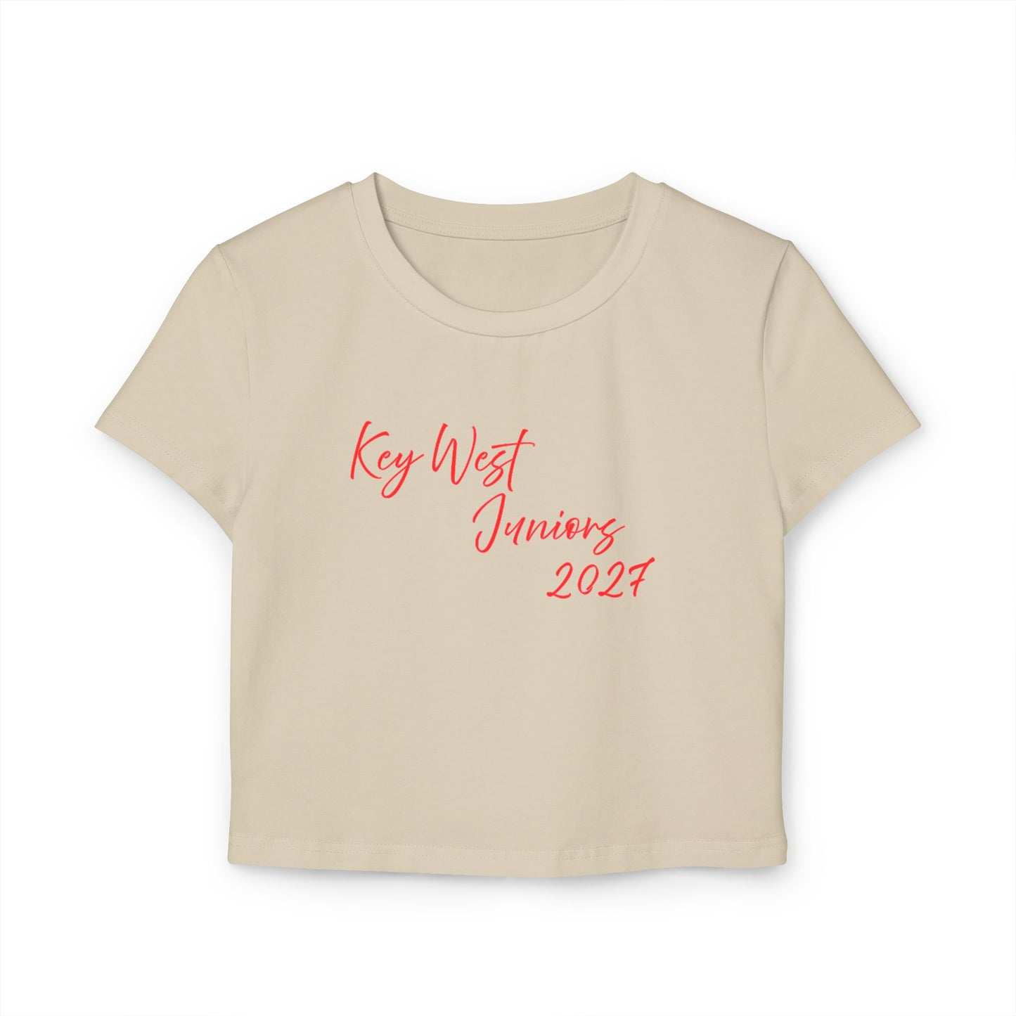 Key West Juniors 2027 Women's Baby Tee, Casual Summer Top
