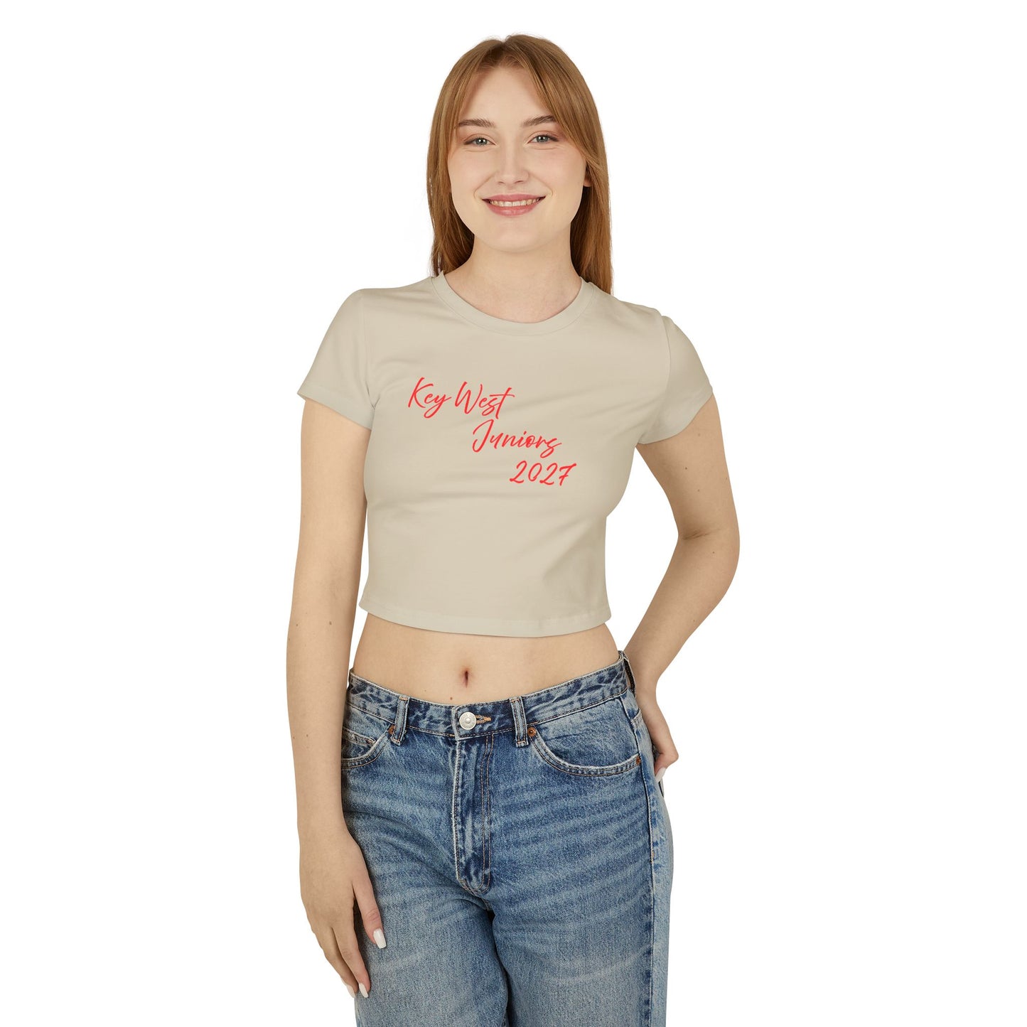 Key West Juniors 2027 Women's Baby Tee, Casual Summer Top